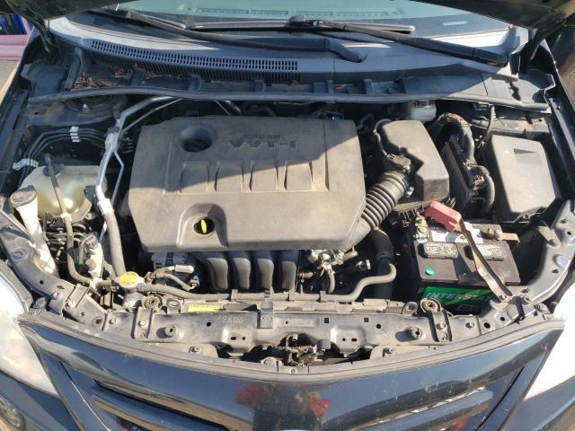 2T1BU4EE3CC774004 - 2012 TOYOTA COROLLA LE BASE BLACK photo 11