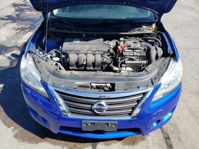 3N1AB7AP1EY296679 - 2014 NISSAN SENTRA S BLUE photo 11