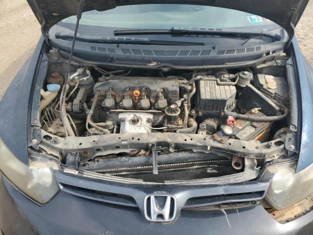 2HGFG12827H004959 - 2007 HONDA CIVIC EX BLACK photo 11
