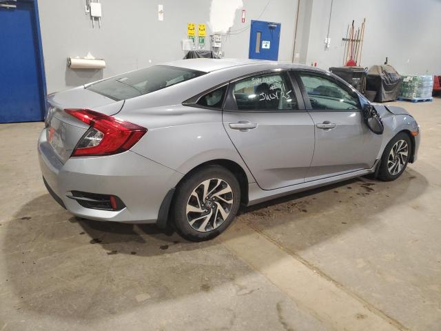 2HGFC2F83JH004844 - 2018 HONDA CIVIC EX GRAY photo 3