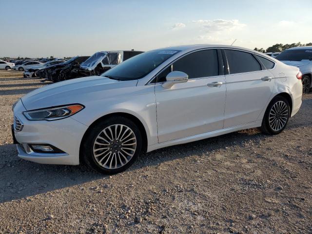 3FA6P0K99JR143196 - 2018 FORD FUSION TITANIUM/PLATINUM WHITE photo 1