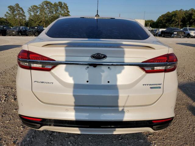 3FA6P0K99JR143196 - 2018 FORD FUSION TITANIUM/PLATINUM WHITE photo 6