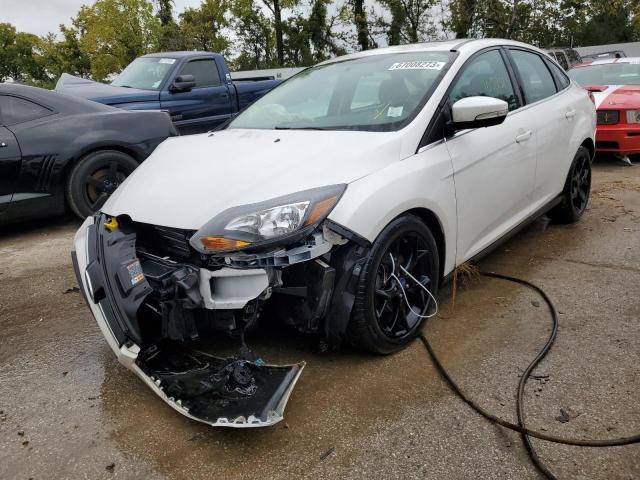 1FADP3J26EL459317 - 2014 FORD FOCUS TITANIUM WHITE photo 1