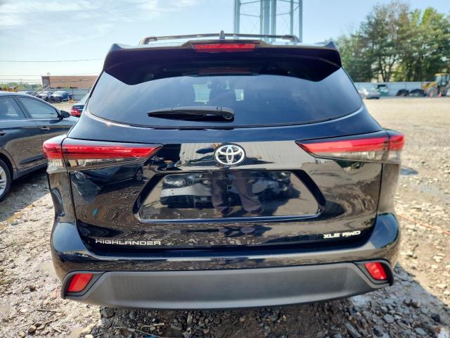 5TDHZRBH0NS574196 - 2022 TOYOTA HIGHLANDER XLE Սև լուսանկար 6