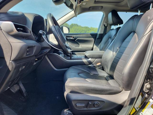 5TDHZRBH0NS574196 - 2022 TOYOTA HIGHLANDER XLE Սև լուսանկար 7