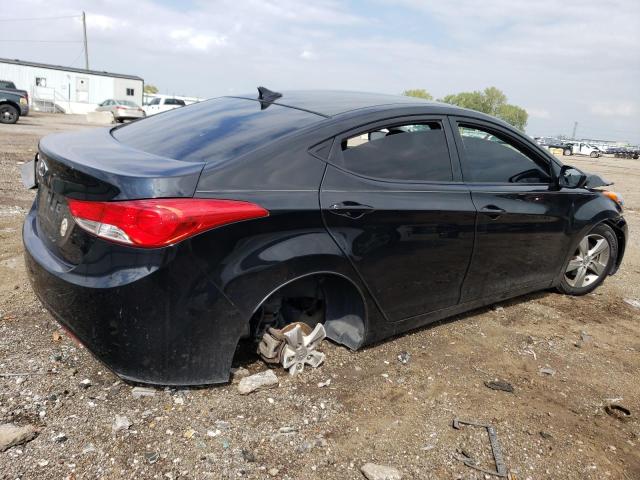 5NPDH4AE7DH424585 - 2013 HYUNDAI ELANTRA GLS BLACK photo 3