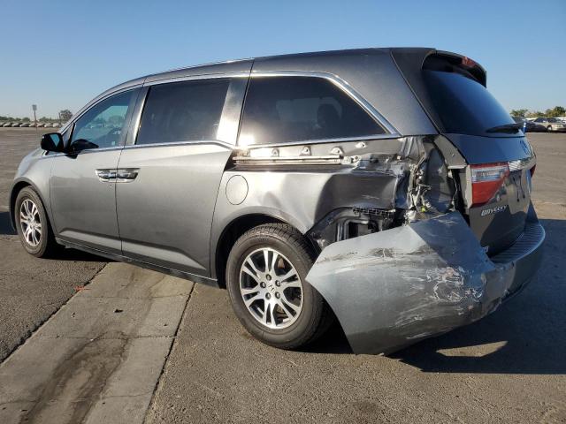 5FNRL5H48BB064147 - 2011 HONDA ODYSSEY EX GRAY photo 2