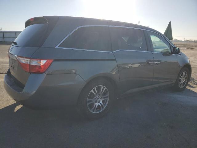5FNRL5H48BB064147 - 2011 HONDA ODYSSEY EX GRAY photo 3