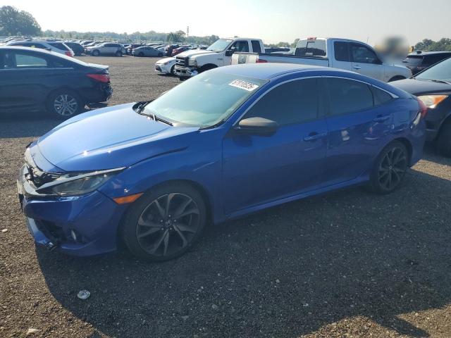 2HGFC2F87KH602923 - 2019 HONDA CIVIC SPORT BLUE photo 1