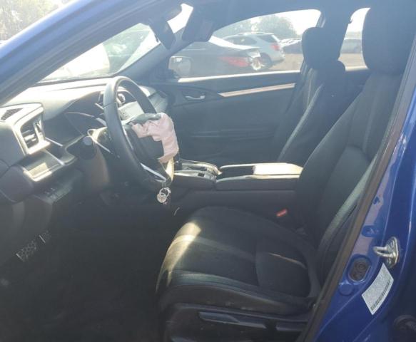2HGFC2F87KH602923 - 2019 HONDA CIVIC SPORT BLUE photo 7