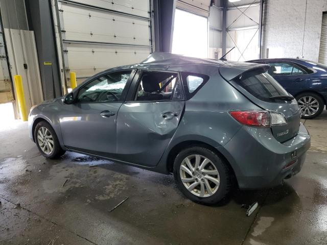 JM1BL1L73C1605658 - 2012 MAZDA 3 I GRAY photo 2