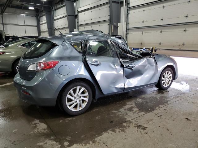 JM1BL1L73C1605658 - 2012 MAZDA 3 I GRAY photo 3