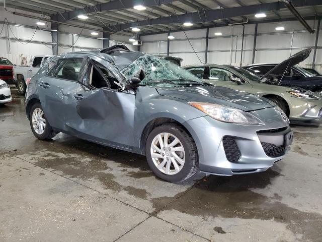 JM1BL1L73C1605658 - 2012 MAZDA 3 I GRAY photo 4