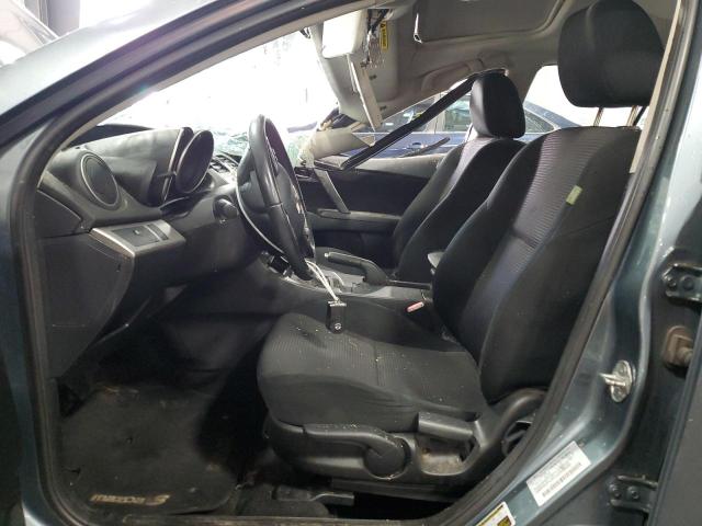 JM1BL1L73C1605658 - 2012 MAZDA 3 I GRAY photo 7