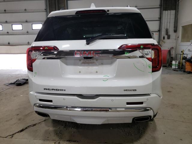 1GKKNXLS6MZ173463 - 2021 GMC ACADIA DENALI WHITE photo 6