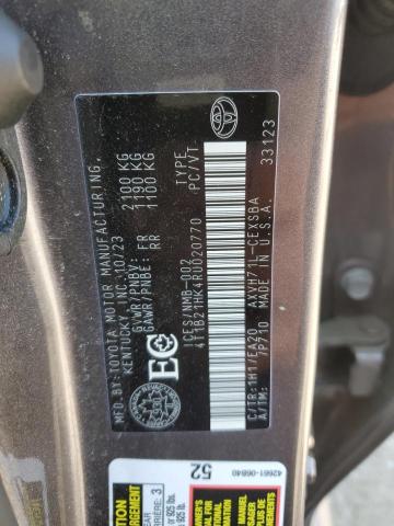 4T1B21HK4RU020770 - 2024 TOYOTA CAMRY XLE GRAY photo 12