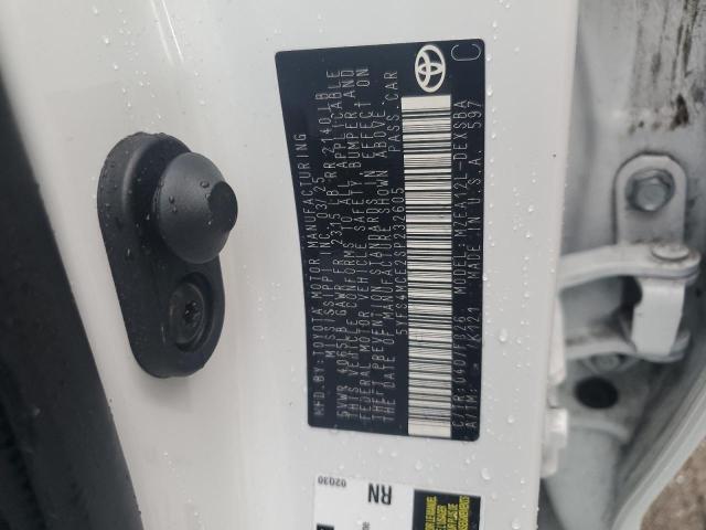 5YFS4MCE2SP232605 - 2025 TOYOTA COROLLA SE Սպիտակ լուսանկար 12