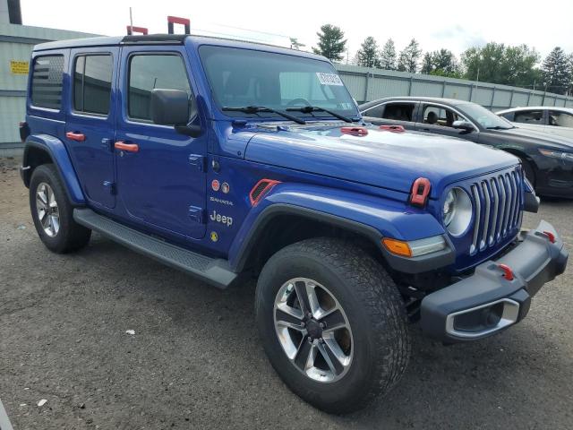 1C4HJXEG4JW248734 - 2018 JEEP WRANGLER U SAHARA Կապույտ լուսանկար 4
