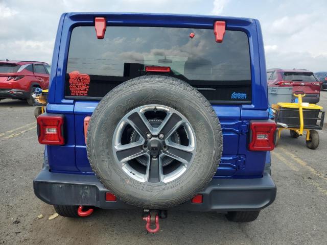 1C4HJXEG4JW248734 - 2018 JEEP WRANGLER U SAHARA Կապույտ լուսանկար 6