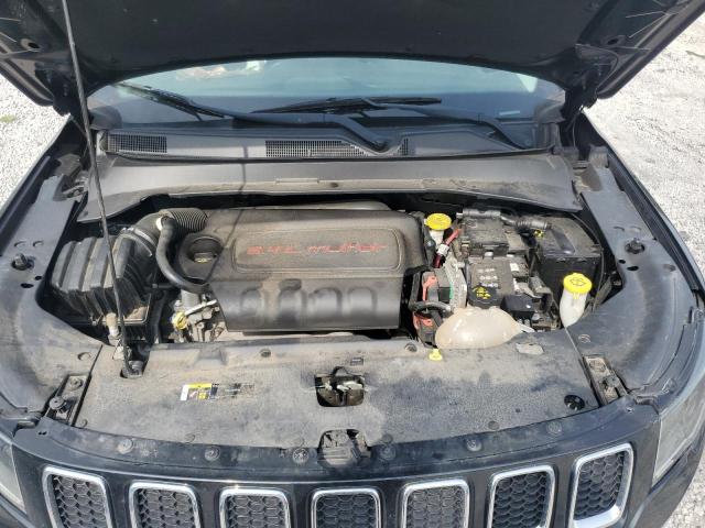 3C4NJDBB9JT222582 - 2018 JEEP COMPASS LATITUDE BLACK photo 12