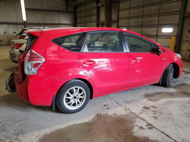 JTDZN3EU3HJ066621 - 2017 TOYOTA PRIUS V RED photo 3