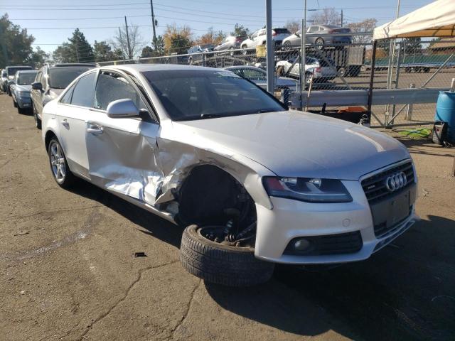 WAULF78KX9N027486 - 2009 AUDI A4 2.0T QUATTRO SILVER photo 1