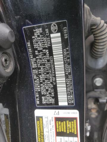 4T1BF1FK6HU625623 - 2017 TOYOTA CAMRY LE BLACK photo 12