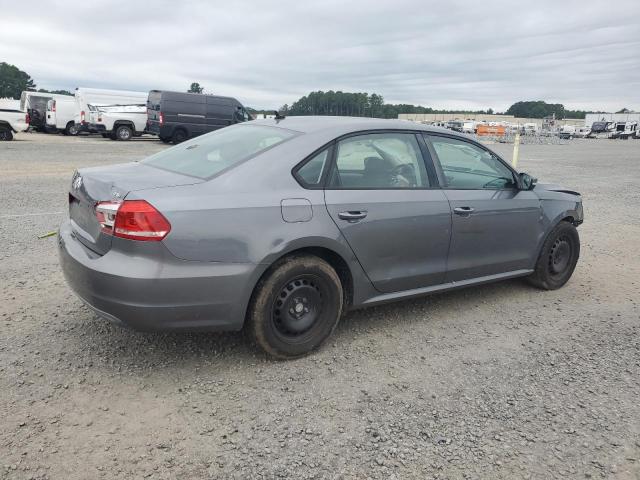 1VWAS7A30EC025452 - 2014 VOLKSWAGEN PASSAT S GRAY photo 3