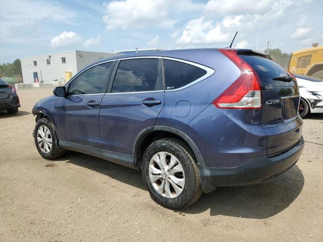 2HKRM4H76CH104004 - 2012 HONDA CR-V EXL BLUE photo 2