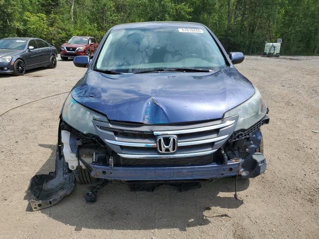 2HKRM4H76CH104004 - 2012 HONDA CR-V EXL BLUE photo 5
