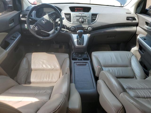 2HKRM4H76CH104004 - 2012 HONDA CR-V EXL BLUE photo 8