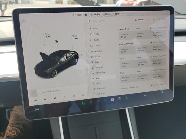 5YJ3E1EB9LF787924 - 2020 TESLA MODEL 3 BLACK photo 9