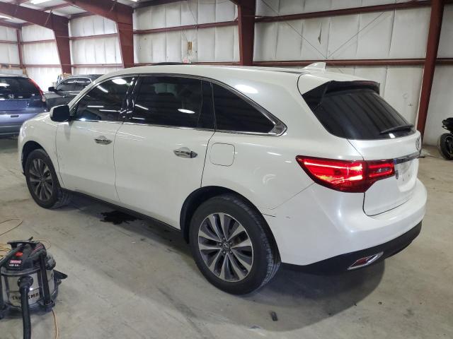 5FRYD4H47GB022514 - 2016 ACURA MDX TECHNOLOGY WHITE photo 2