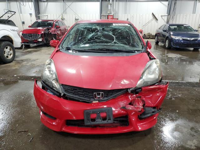 JHMGE8H56DC042447 - 2013 HONDA FIT SPORT RED photo 5
