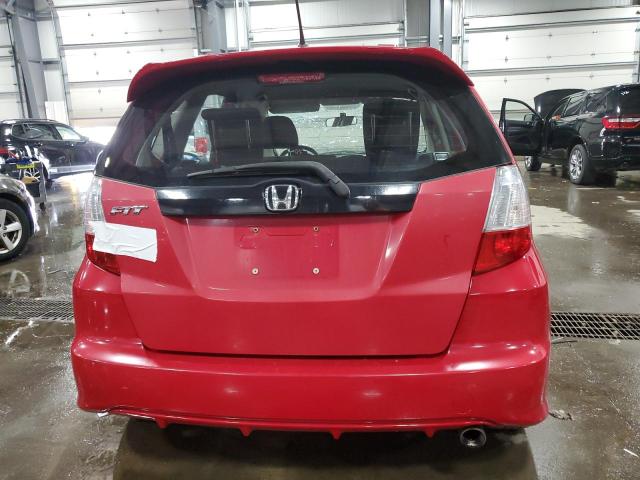 JHMGE8H56DC042447 - 2013 HONDA FIT SPORT RED photo 6