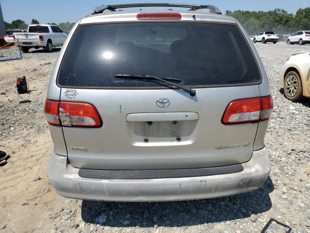 4T3ZF13C02U422382 - 2002 TOYOTA SIENNA LE TWO TONE photo 6