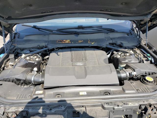 SALGV5FE5HA348245 - 2017 LAND ROVER RANGE ROVE AUTOBIOGRAPHY BLACK photo 12