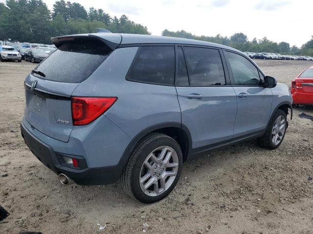 5FNYF8H52RB020488 - 2024 HONDA PASSPORT EXL BLUE photo 3