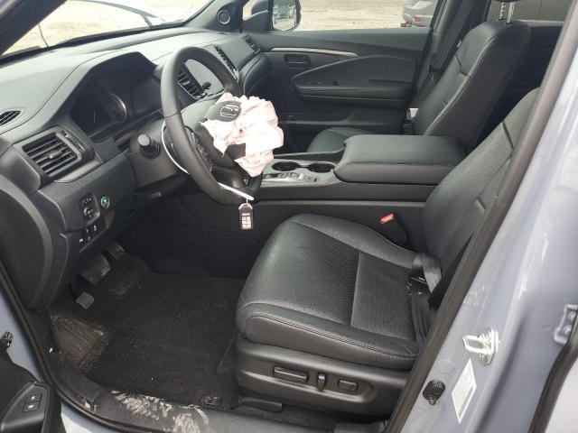 5FNYF8H52RB020488 - 2024 HONDA PASSPORT EXL BLUE photo 7