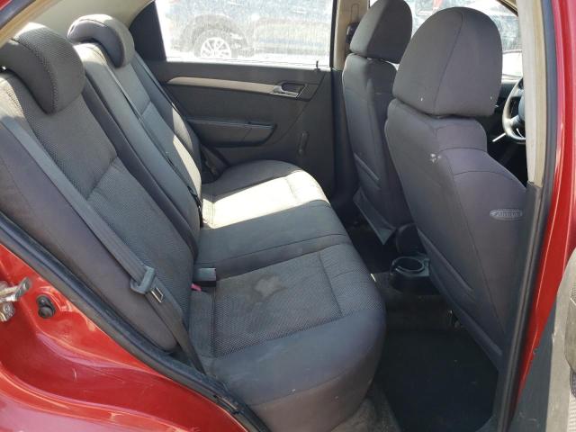 KL1TD56E19B317148 - 2009 CHEVROLET AVEO LS RED photo 10