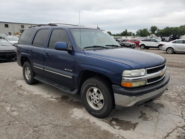 1GNEK13Z73J186822 - 2003 CHEVROLET TAHOE K1500 BLUE photo 4