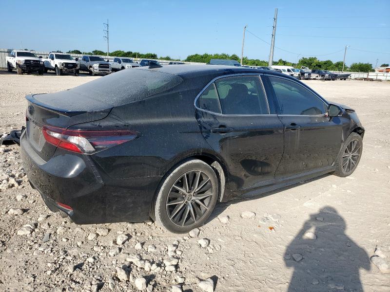 4T1T11AK5NU648154 - 2022 TOYOTA CAMRY SE 黑色 照片 3
