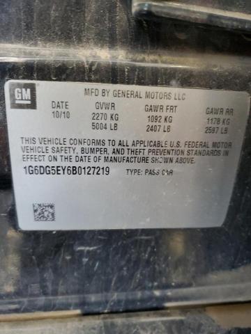 1G6DG5EY6B0127219 - 2011 CADILLAC CTS LUXURY COLLECTION BLACK photo 12