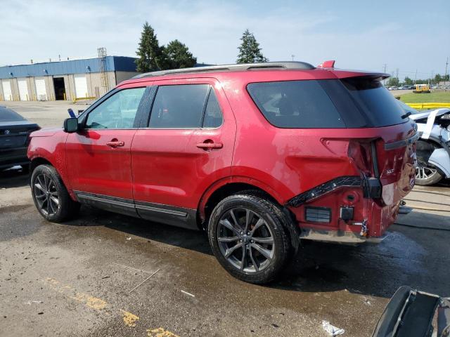 1FM5K8D87HGC46363 - 2017 FORD EXPLORER XLT Qırmızı foto 2