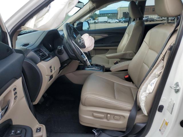 5FNYF6H58MB093930 - 2021 HONDA PILOT EXL WHITE photo 7