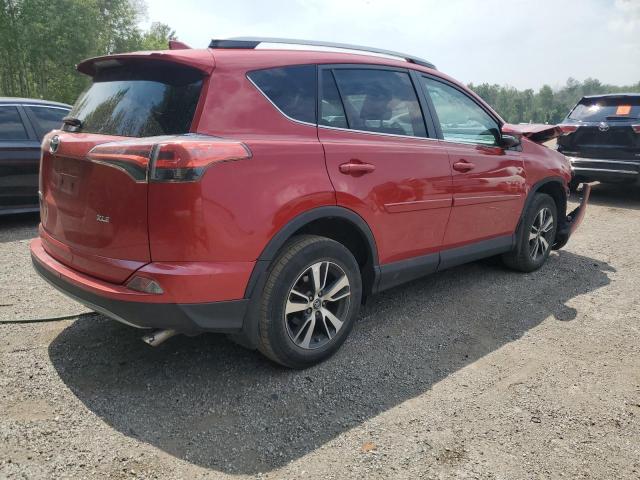2T3WFREV7HW404051 - 2017 TOYOTA RAV4 XLE RED photo 3