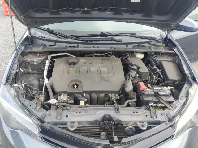 5YFBURHE0JP815873 - 2018 TOYOTA COROLLA L BLUE photo 11