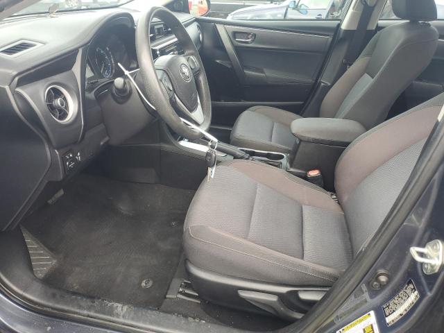 5YFBURHE0JP815873 - 2018 TOYOTA COROLLA L BLUE photo 7