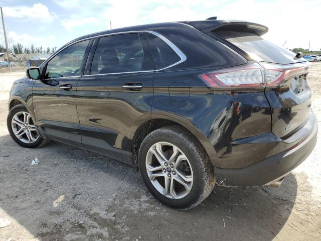 2FMPK4K90HBC03472 - 2017 FORD EDGE TITANIUM BLACK photo 2