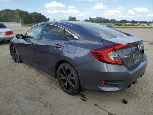2HGFC2F84KH557567 - 2019 HONDA CIVIC SPORT GRAY photo 2